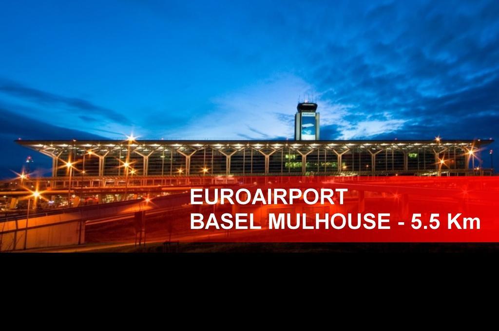 Hotel Restaurant Tivoli - Basel Airport Унінг Екстер'єр фото
